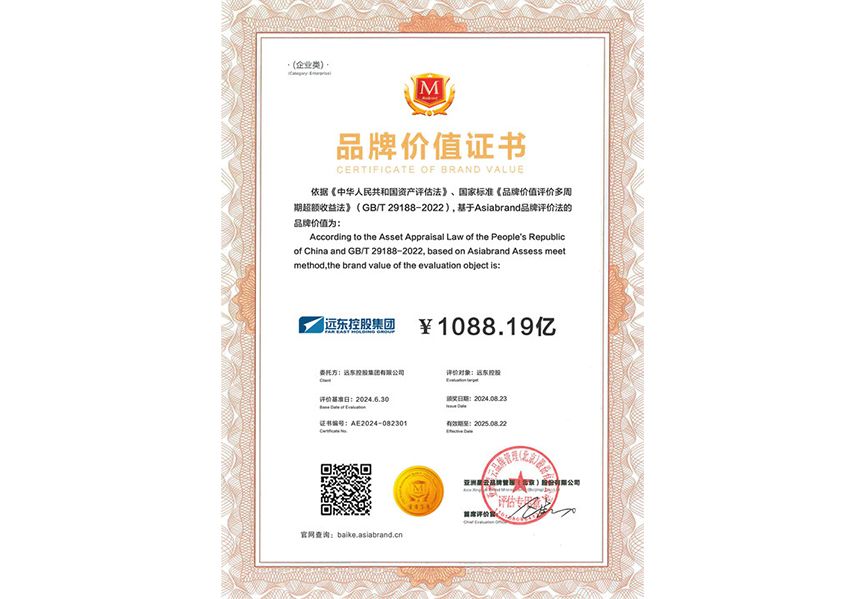 Brand Value Certificate